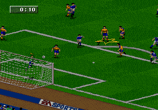 FIFA Soccer 96 (USA, Europe) (En,Fr,De,Es,It,Sv) In game screenshot